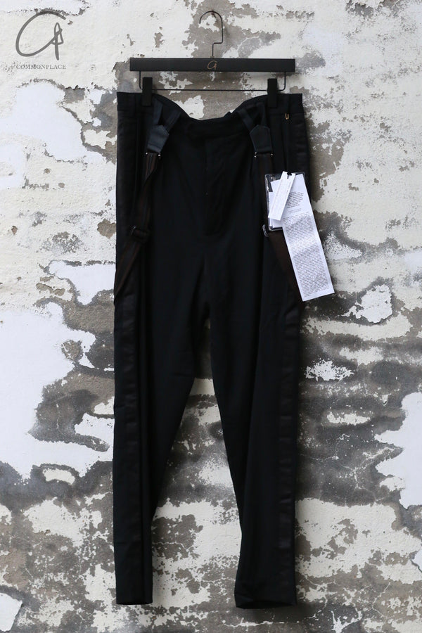 GEOFFREY B. SMALL High Waist Double Pleated Tailored Pants GBS-EV6P10-HEI Black
